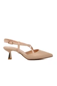 Aspor Bej Kadın Topuklu Ayakkabı - 1