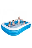 Bestway 12819 211x132x46 cm Jumbo Dikdörtgen Şişme Havuz - 1