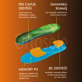 OS205 | Çukur Taban için Ortopedik, Ark ve Jel Destekli, Darbe Emici Pes Cavus İç Tabanlık - 3