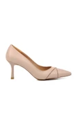 Aspor Bej Kadın Topuklu Stiletto Ayakkabı - 1