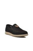 Aspor Siyah Nubuk Erkek Loafer Ayakkabı - 3