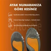 OS206 - Yumuşak Günlük Ortopedik | Şok Emici ve Destekleyici, Jel Destekli Konfor İç Tabanlık - 7