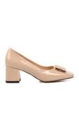Aspor Nude Nut Rugan Kadın Topuklu Ayakkabı thumbnail 1
