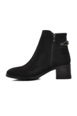 Aspor Siyah Süet Kadın Topuklu Bot thumbnail 2