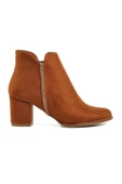 Aspor Taba Süet Kadın Topuklu Bot thumbnail 1