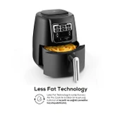 Karaca Air Pro Cook XL 2 in 1 Konuşan Airfryer Black Chrome 4 Kişilik - 3