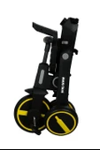 Maxi Taxi Easy Trike F5 Ebeveyn Kontrollü Çift Yönlü Sarı Katlanabilir Çocuk Bisikleti thumbnail 7