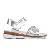 Aspor Gümüş Gri Ortopedik Kız Çocuk Sandalet thumbnail 1