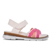Aspor Beyaz Pembe Ortopedik Kız Çocuk Sandalet thumbnail 1