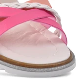 Aspor Beyaz Pembe Ortopedik Kız Çocuk Sandalet thumbnail 4