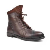 Aspor Kahve Hakiki Deri Kadın Bot thumbnail 2