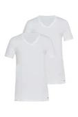 BLACKSPADE ERKEK V YAKA YARIM KOL FANİLA 2 Lİ PAKET 9671 - 2