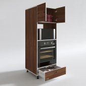 Kenzlife fırın dolabı kamile cvz 162*60*56 mutfak çekmeceli ayaklı banyo kiler ofis - 2