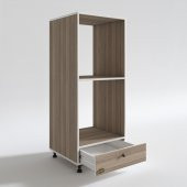Kenzlife fırın dolabı naime crd 145*60*56 mutfak çekmeceli ayaklı banyo kiler ofis - 3