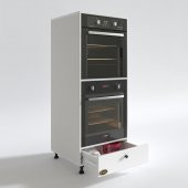 Kenzlife fırın dolabı naime byz 145*60*56 mutfak çekmeceli ayaklı banyo kiler ofis thumbnail 2