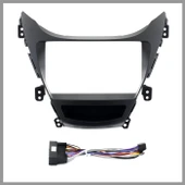 HYUNDAI ELENTRA 2010-2013 UYUMLU 9" SİYAH ANDROID MULTİMEDYA ÇERÇEVESİ - SOKET thumbnail 1