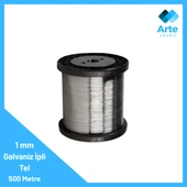 Elektrikli Çit Teli – 1mm Galvaniz Tel 500 Metre | Dayanıklı, Paslanmaz ve Uzun Ömürlü - 1