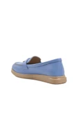 Aspor Mavi Kadın Loafer Ayakkabı - 4