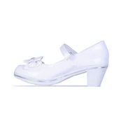 Alens Lunedi Beyaz Rugan 4Cm Topuklu Kız Çocuk Ayakkabı thumbnail 2