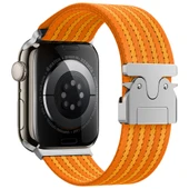 Apple Watch 42mm Zore KRD-133 Naylon Kumaş Hasır Örgülü Kordon - 4
