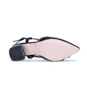 Ayakcenter Esrc-605 Siyah Taşlı 7Cm Topuklu Kadın Ayakkabı - 3