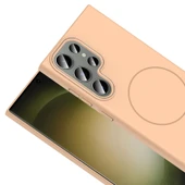 Galaxy S24 Ultra Kılıf Magsafe Şarj Özellikli Zore Ruby Silikon Kapak thumbnail 8