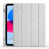 Apple iPad 11.Nesil 2025 Kılıf Zore Tri Folding Kalem Bölmeli Standlı Kılıf thumbnail 10