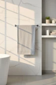 10'lu Gri Greek El Havlusu - 50x90 Cm, 225gr, %100 Pamuk, Spa Ve Otel Havlusu - 2