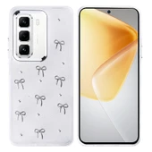 İnfinix Hot 50 Pro 4G Kılıf Airbag Tasarımlı Simli Şeffaf Zore Kutup Kapak - 4