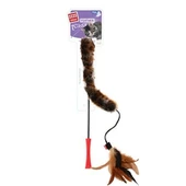 Gigwi Feather Teaser Kuyruklu Doğal Tüylü Kedi Oltası 53 Cm - 1