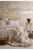 Apricitas HOME Çift Kişilik Tımeless Set Trona Beıge - Yatak Ortusu - 1