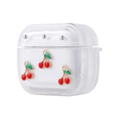 Apple Airpods 3. Nesil Zore Airbag 44 Airbag Tasarımlı Simli Şeffaf Kutup Kılıf - 4