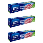 Ece Buzdolabı Poşeti Kilitli Orta 10Lu x 3 adet - 1