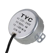 TYC-50 AC 220V 15RPM Senkron Motor Kuluçka Isıtıcı Fan Saat Zamanlayıcı Vitrin Perde Makine 4W Sessiz 1.5kgf.cm Tork Cw Ccw 50/60Hz - 4