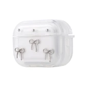 Apple Airpods Pro 2 Zore Airbag 44 Airbag Tasarımlı Simli Şeffaf Kutup Kılıf - 1