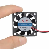 DC 24V FAN 40x40mm  0.1A 6000 Rpm 4x4cm Soğutucu Kuluçka Ekran Kartı Cooler Peltier Printer PC Cpu Ender 3 thumbnail 2