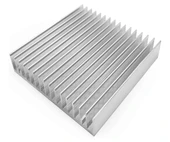 10cm x 10cm x 1.8cm Alüminyum Metal Soğutucu Blok  Radyatör Amfi Led Entegre Transistor Vga Ram Memory Cpu Gpu Peltier Isı Düşürücü thumbnail 7