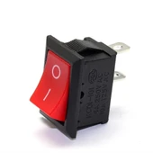 2 Pin Kırmızı Anahtar Switch Mini Buton KCD1  Plastik Açma Kapama ON / OFF 5A 220V 10A 125V Latch Kilitlemeli Rocker - 5