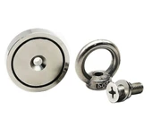 Knd32 Mıknatıs 36kg  N52 Halka Askı Taşıyıcı Çekici Super Güçlü Neodyum Dolap Ofis Ev Hobi Oyuncak İnşaat Endüstriyel - 5