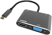 Vcom CU451 Type-C To Vga Hdmi Usb Type-C Çevirici - 1
