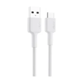 Aukey CB-CD30-WH Naylon Örgülü USB-A Type-C Şarj Kablosu 0.9M - 1