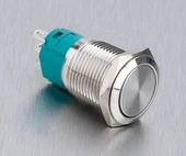 16mm Metal Panel Montaj Düz Kafa Latch Buton NO NC  DC 6A 12V AC 3A 250V IP67 Su Geçirmez Düğme Başlatma Kontrol Otomasyon Araba Makina Bilgisayar Akıllı Ev - 7