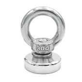 Knd16 Mıknatıs 8kg  N52 Halka Askı Taşıyıcı Çekici Super Güçlü Neodyum Dolap Ofis Ev Hobi Oyuncak İnşaat Endüstriyel - 1