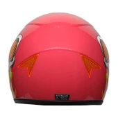 MTS SY118 ÇOCUK KASKI SKULL PEMBE (SİYAH CAMLI) - 2