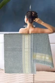 2 Parça Banyo Havlu Seti Helen %100 Pamuklu 70x140 cm - 7