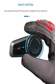 ULTRATEKNO Maxto M2 Su Geçirmez Motosiklet Kask Kulaklık Intercom - 2