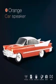 ULTRATEKNO WS-1965BT Dodge 59 Model Retro Araba Bluetooth Hoparlör Fm Radyo USB Tf Aux Destekli Speaker thumbnail 3
