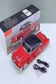 ULTRATEKNO 1952 Lincoln Capri Model Retro Araba Bluetooth Hoparlör Fm Radyo USB Tf Aux Destekli Speaker thumbnail 3
