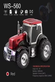 ULTRATEKNO WS-560 Massey Ferguson Modeli Traktör Bluetooth Hoparlör Fm Radyo USB Tf Aux Destekli Speaker - 4