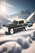 ULTRATEKNO 1966 Cadillac Model Retro Araba Bluetooth Hoparlör Fm Radyo USB Tf Aux Destekli Speaker - 2